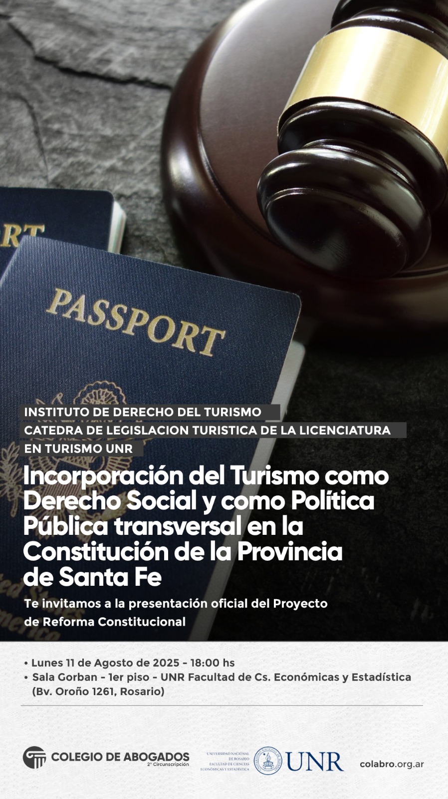 Incorporación del Turismo como Derecho Social y como Política Pública transversal en la Constitución de la Provincia de Santa Fe - 11/08/2025